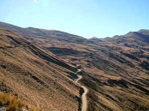Chemin de l'Inca entre Valle Colorado et Santa Ana