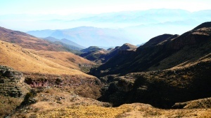 En descendant du Cerro Amarillo