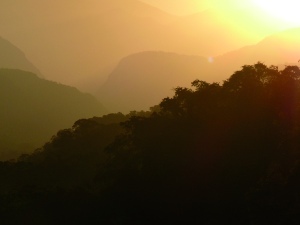 Levé de soleil sur la Yungas