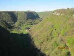 Le cirque de Ladoye vue d'en haut