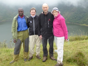 Au sommet du volcan Bisoke
