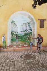 Fresque des grottes de La Palud